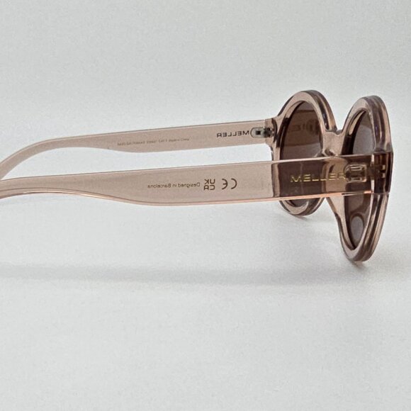 Meller Eco Bashira Salt Kakao Brown Frame Polarized Brown Lens Round Sunglasses main image 8